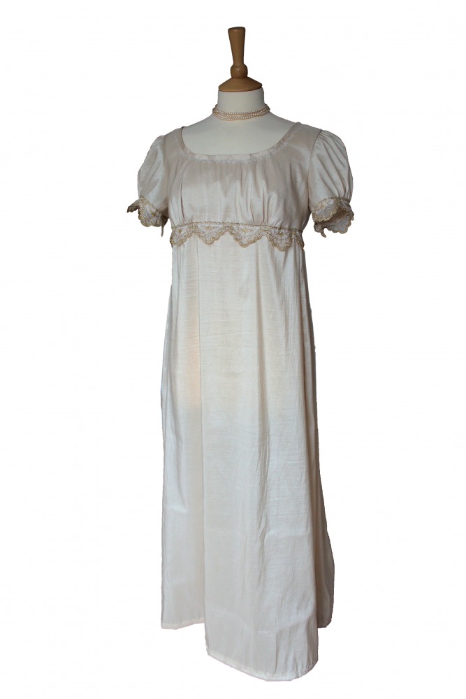 Ladies 19th Century Jane Austen Regency Evening Ballgown Size 10 - 12 Image